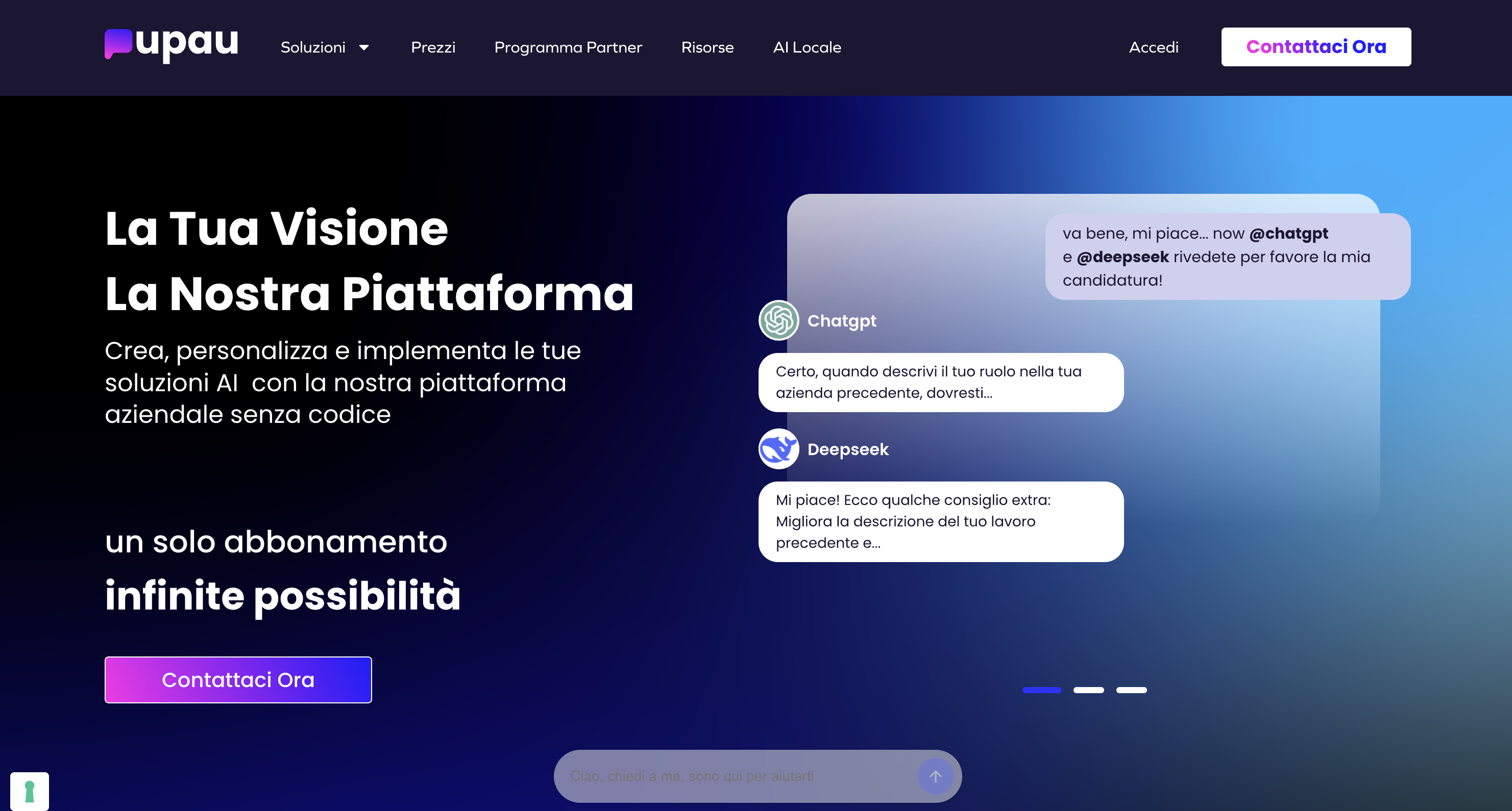 Pupau.ai - Banner progetto Shellonback. Pupau.ai è un progetto in cui Shellonback investe e collabora attivamente.
